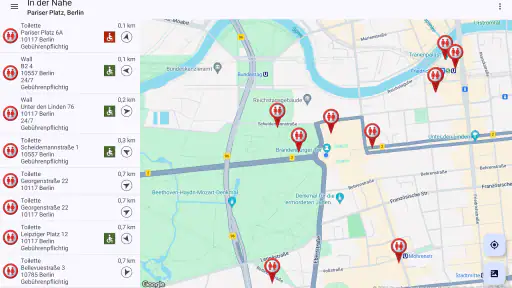 Toiletten und WC Finder screenshot