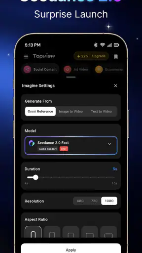Topview: Marketing Video Agent screenshot