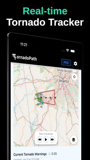 Tornado Tracker by TornadoPath screenshot