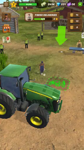 Tractor Delivery Farm screenshot