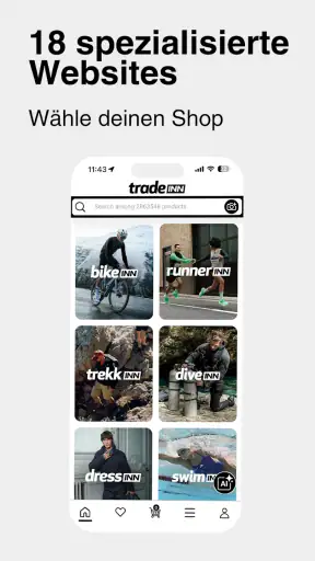 Tradeinn: Sportgeschäft screenshot