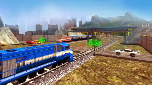 Train Racing Games 3D 2 Player screenshot