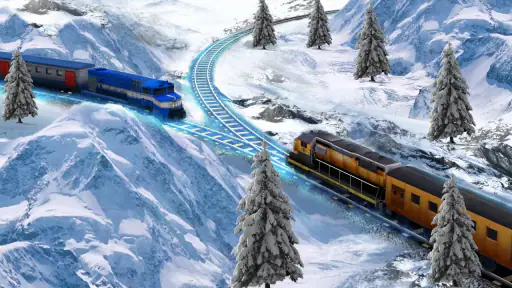 Train Racing Games 3D 2 Player screenshot