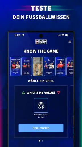 Transfermarkt: Fußball-Quiz screenshot