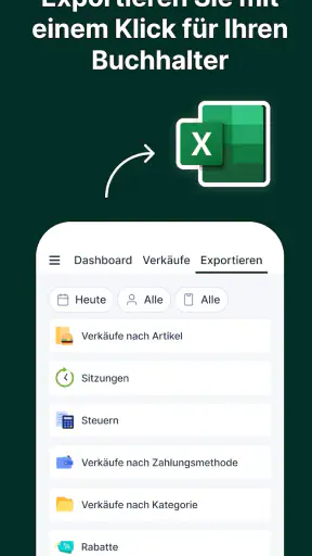 Tunder · Kassen · Kassensystem screenshot