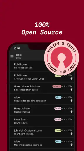 Tuta Mail: Secure Email screenshot