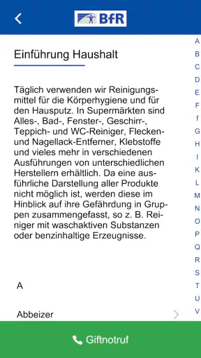 Vergiftungsunfälle bei Kindern screenshot