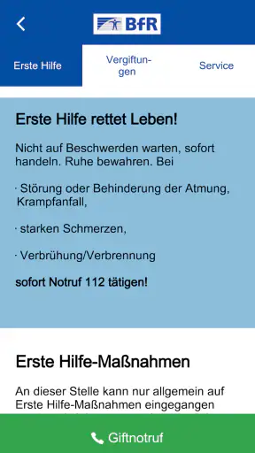 Vergiftungsunfälle bei Kindern screenshot