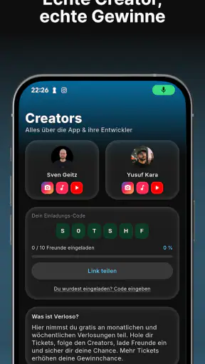 Verloso: Echte Gewinnspiele screenshot