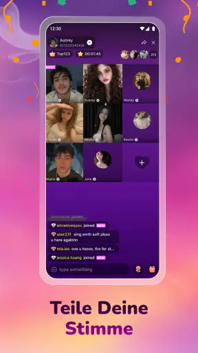 Vibra Live Stream Videoanruf screenshot