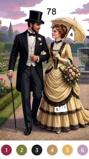 Victorian Coloring Book screenshot