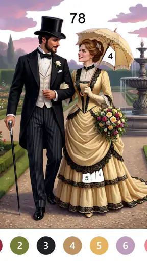 Victorian Coloring Book screenshot