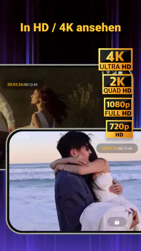 Videoplayer: HD-Wiedergabe screenshot