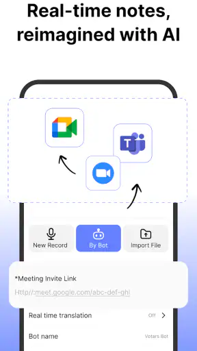 Votars -AI Transcribe&Organize screenshot