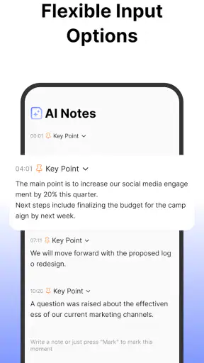Votars -AI Transcribe&Organize screenshot