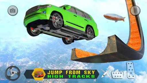 Wagen Spiele Kunststück Rennen screenshot