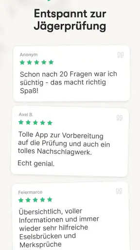Waidwissen - Jagdschein App screenshot