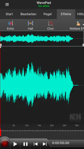 WavePad Audio Bearbeitung screenshot