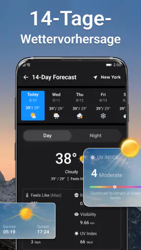 Weather Live - Wetter&Alarm screenshot