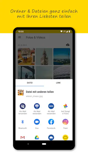 WEB.DE Online-Speicher screenshot