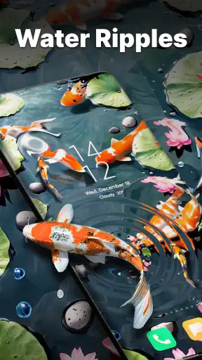Wellen&3D Live-Hintergrundbild screenshot