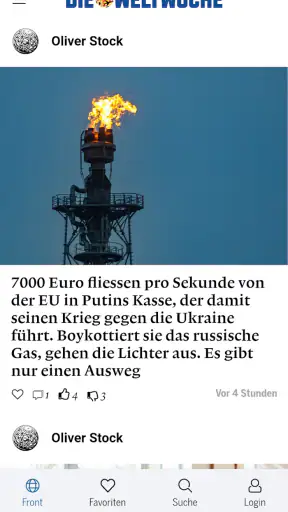 Weltwoche Deutschland screenshot