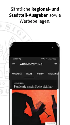WESER-KURIER E-Paper screenshot