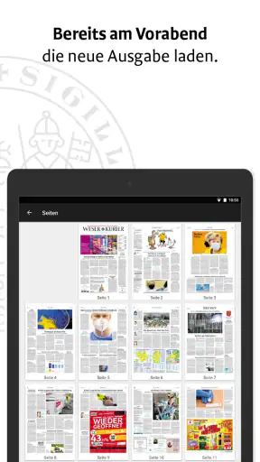 WESER-KURIER E-Paper screenshot