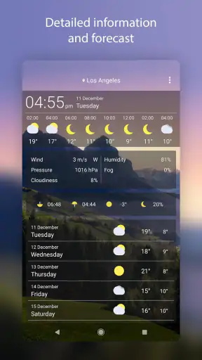 Wetter Live Wallpaper screenshot