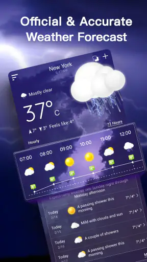 Wetter vorhersage screenshot