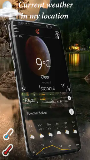 Wettervorhersage screenshot