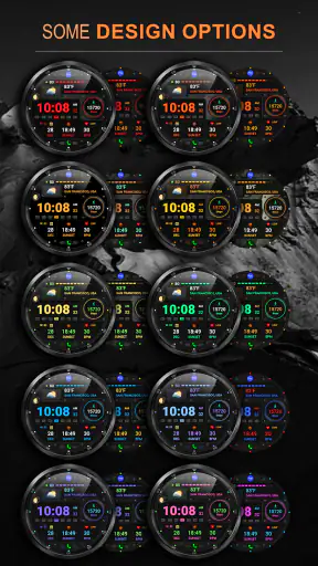 WFP 125 Digital watch face screenshot