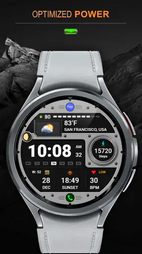 WFP 125 Digital watch face screenshot