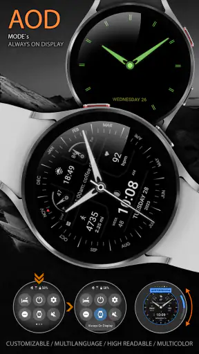 WFP 311 Modern watch face screenshot
