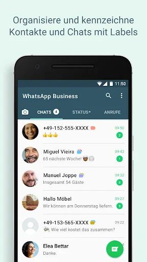WhatsApp Business screenshot