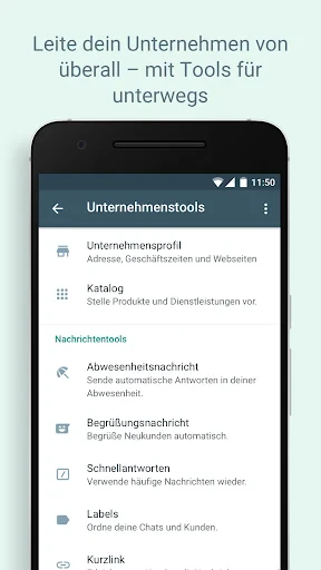WhatsApp Business screenshot
