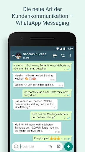 WhatsApp Business screenshot