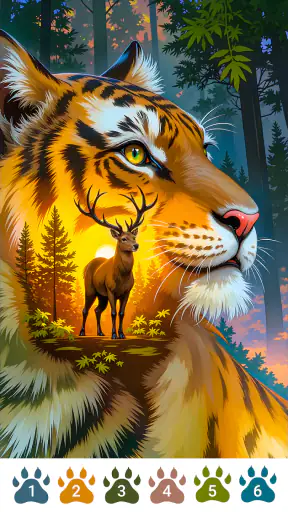 Wild Color: Malen nach Zahlen screenshot