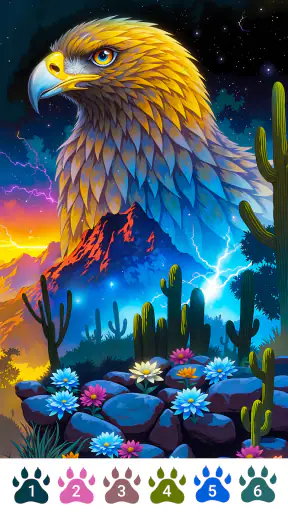 Wild Color: Malen nach Zahlen screenshot