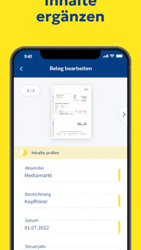WISO Steuer-Scan screenshot