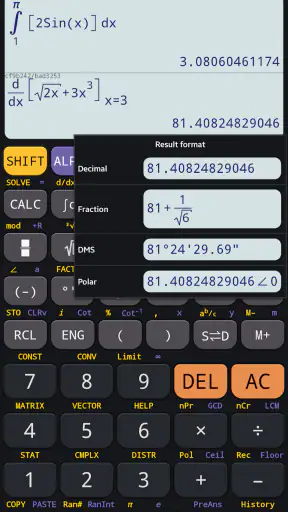 Wissenschaftlicher Rechner 991 screenshot