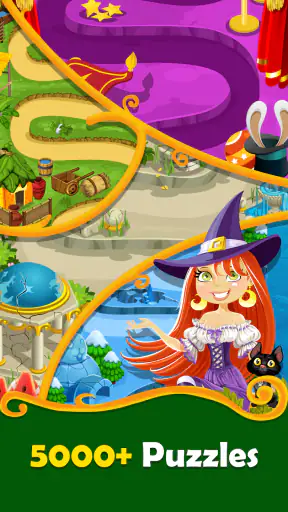 Witchy Wizard Match 3 Puzzle screenshot