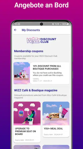 Wizz Air – Flüge Buchen screenshot