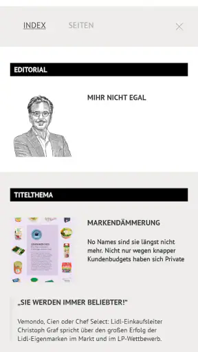 Wochenblatt LWB screenshot
