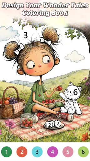 Wonder Tales Coloring Book screenshot