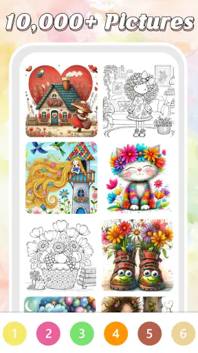 Wonder Tales Coloring Book screenshot
