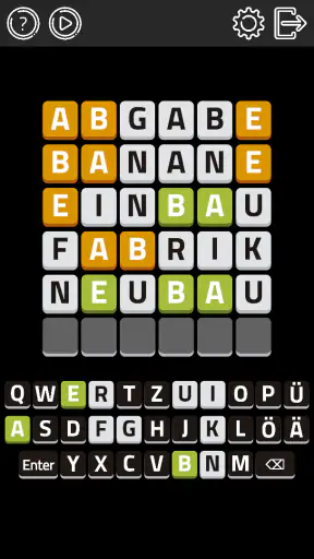 Wördel - tägliches Wortspiel screenshot