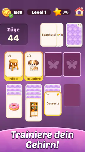 Wordington Solitaire screenshot