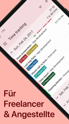 WorkingHours - Zeiterfassung screenshot