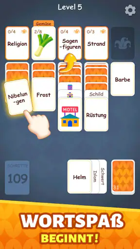 Wortsolitär: Associate Words screenshot